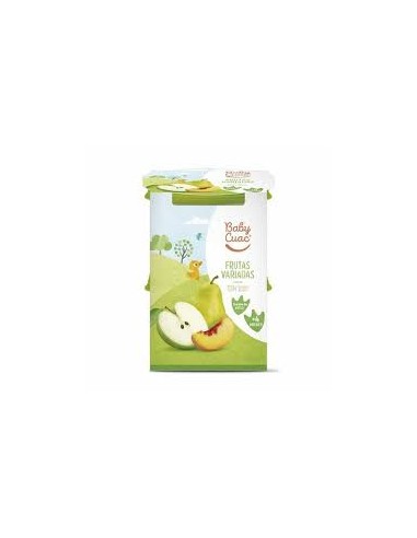 PAPILLA FRUTA VARIADA BABY CUAC 2X200G