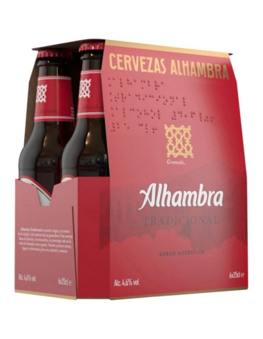 CERVEZA ALHAMBRA 4.6º 6X25CL