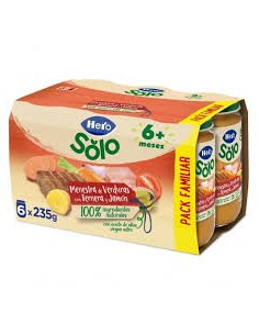 HERO BABY VERDURA-TERNERA-JAMON PK/6U