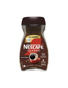 CAFE SOLUBLE NATURAL NESCAFE 200G