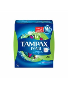 TAMPONES TAMPAX  COMPAK PEARL SUPER 18U