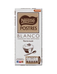 CHOCOLATE BLANCO POSTRES NESTLE 170G