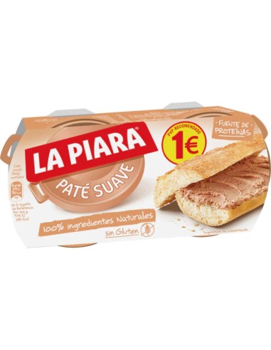PATE LA PIARA SUAVE 2X75G
