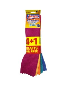 BAYETA SPONTEX MICROFIBRA XXL 4+1U