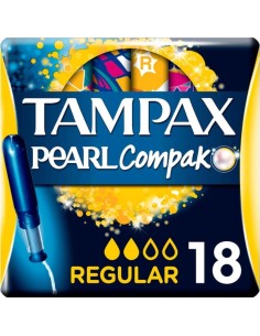 TAMPONES TAMPAX COMPAK PEARL REGULAR 16U