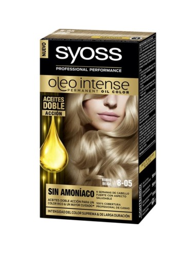 TINTE RUBIO BEIGE SYOSS Nº 8-05
