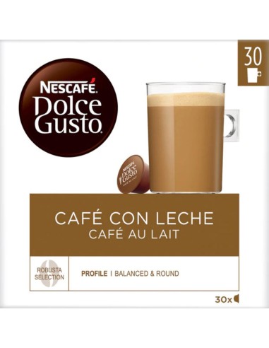 NESCAFE D. GUSTO CAFE C/LECHE CAPS/30U