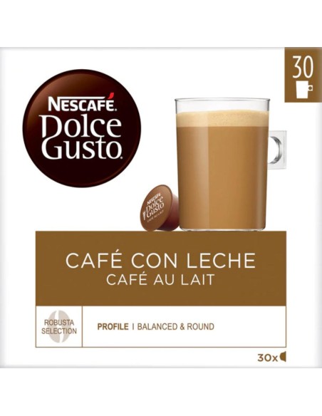 NESCAFE D. GUSTO CAFE C/LECHE CAPS/30U