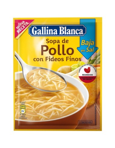 SOPA POLLO FIDEOS B/SAL G. BLANCA 68G