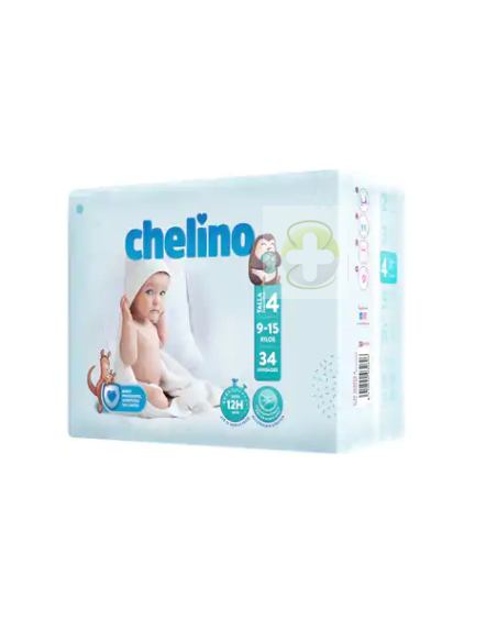 PAÑALES CHELINO TALLA 4 34U