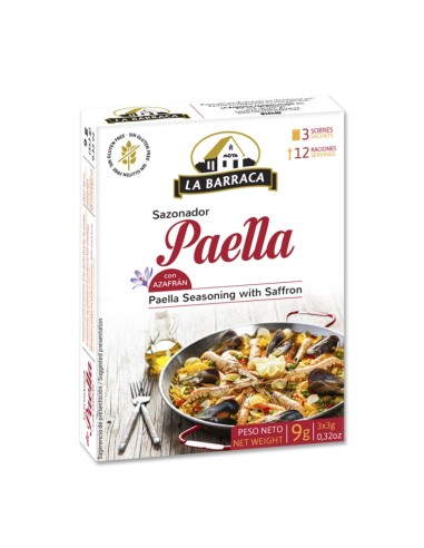 SAZONADOR PAELLA LA BARRACA 3U/9G