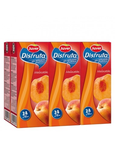 DISFRUTA JUVER MELOCOTON S/A 6X200ML