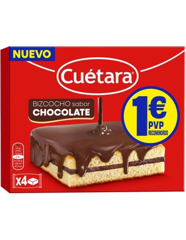 BIZCOCHO CUETARA CHOCOLATE 112G