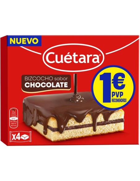 BIZCOCHO CUETARA CHOCOLATE 112G