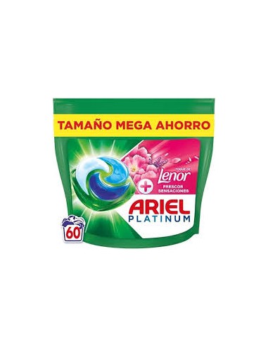 DETERG. LIQ. ARIEL PLATINUM LENOR 12CAPS