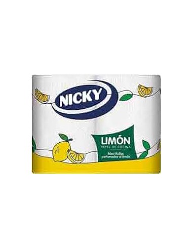 PAPEL COCINA MAXI LIMON NICKY  2U