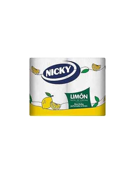 PAPEL COCINA MAXI LIMON NICKY  2U