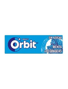CHICLE ORBIT GRAGEA MENTA SUAVE 10U/14G 2