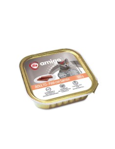 PATE PARA GATOS CON SALMON 100G