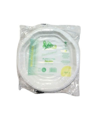 PLATO PLASTICO 12U