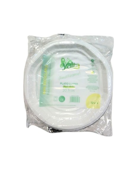 PLATO PLASTICO 12U