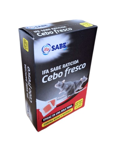 RATICIDA CEBO FRESCO IFA 150G