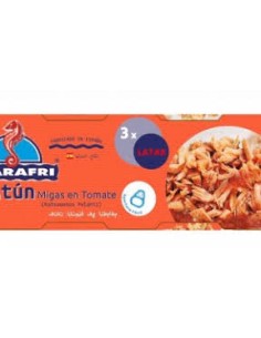 MIGAS ATUN EN TOMATE MARAFRI P/3X77G