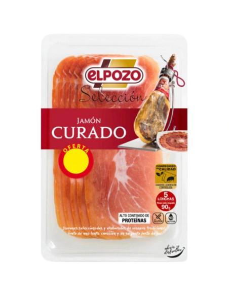 LONCHEADO JAMON CURADO ELPOZO 80G