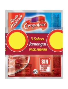 SALCHICHAS JAMONGUS CAMPOFRIO P/3UX170G