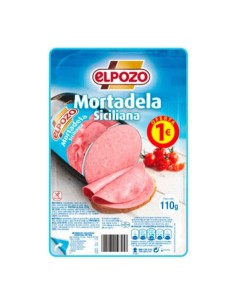 LONCH. MORTADELA SICILIANA ELPOZO 100G