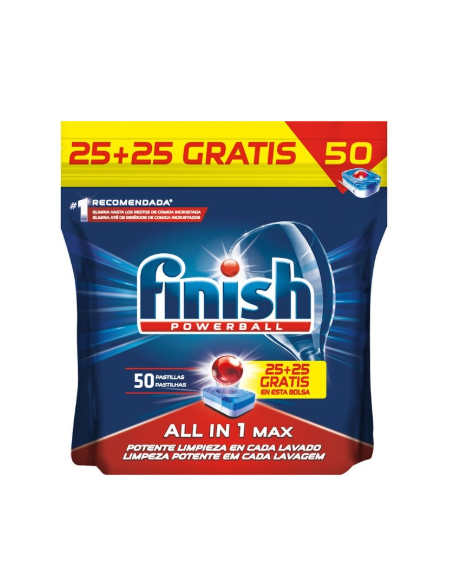 LAVAVAJILLAS FINISH POWER BALL PASTILLA 25+25U