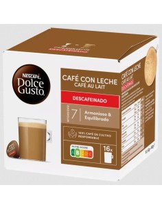 CAFE CON LECHE DOLCE GUSTO DESCAFEINADO 16CAPS