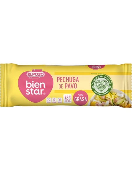 PECHUGA PAVO S/GLUTEN 0% ELPOZO 340G