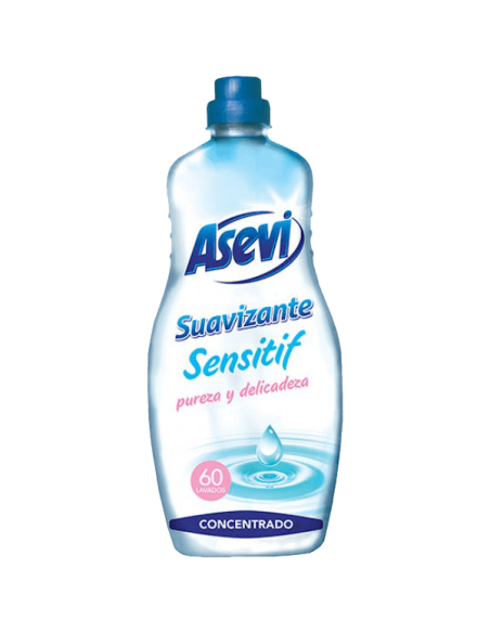 SUAVIZANTE CONC. HIPOALERGENICO SENSITIF ASEVI 60D 1.38L