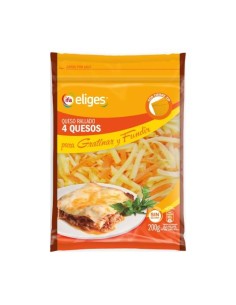 QUESO RALLADO 4 QUESOS IFA 200G
