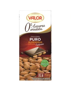 CHOCOLATE S/A PURO ALMENDRA VALOR 150G