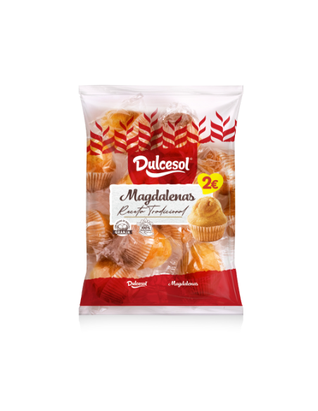 MAGDALENAS DULCESOL 10U/360G
