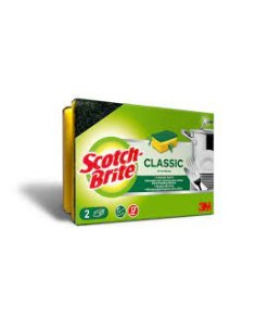 ESTROPAJO SCOTH BRITE SALVAUÑAS POWER CLASSIC 2U+1 GRATIS