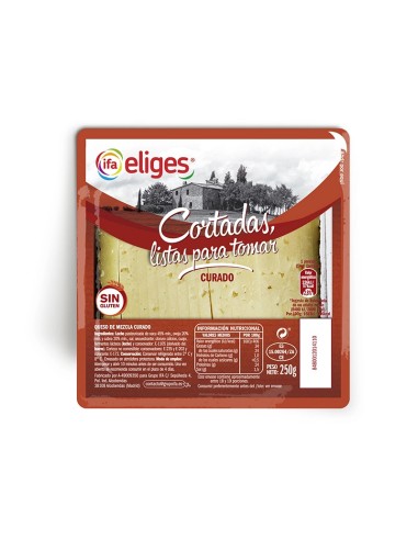 QUESO CURADO CORTADO IFA 250G