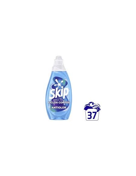 DETERG. LIQ. SKIP CICLOS CORTOS STOP OLOR  37D 1.48L