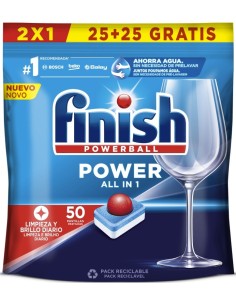 LAVAVAJILLAS FINISH POWER BALL PASTILLA 25+25U 2