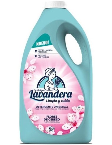 DETERGENTE LIQUIDO FLORAL LAVANDERA 90D 4.5L