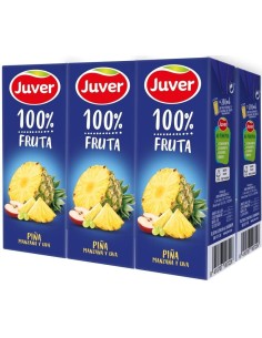 ZUMO JUVER PIÑA-MANZ-UVA 6X200ML