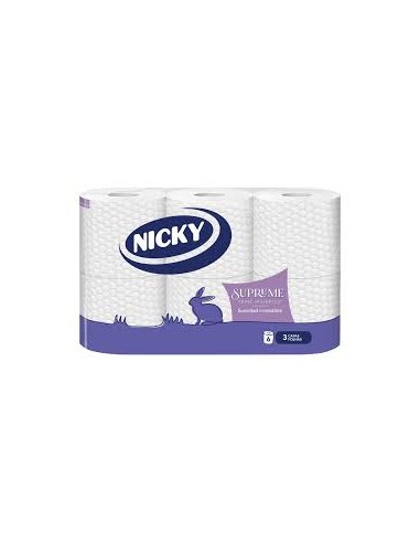 PAPEL HIGIENICO 3C NICKY SUPREME 6U