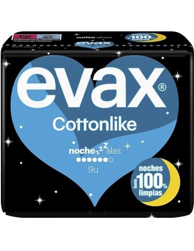 COMPRESA EVAX COTTONLIKE NOCHE 9U