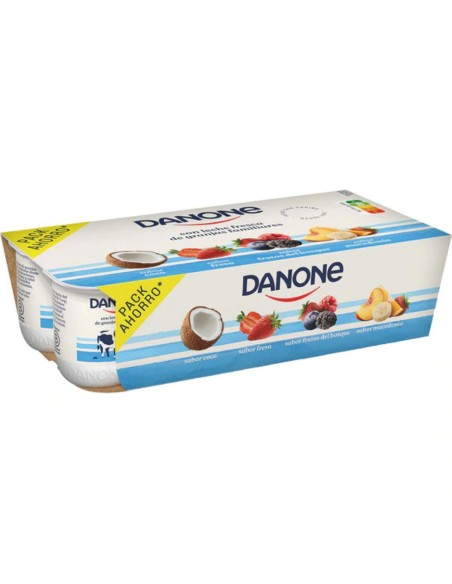 YOGUR MA/FR/COC/FB DANONE 8X120G