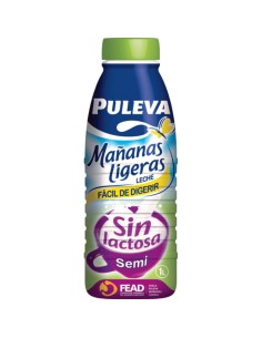 LECHE SEMIDESNATADA SIN LACTOSA PULEVA  1L