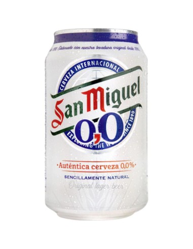 CERVEZA SAN MIGUEL 0.0% LT/33CL