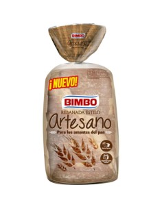 BIMBO REBANADA ESTILO ARTESANO BLANCO 500G
