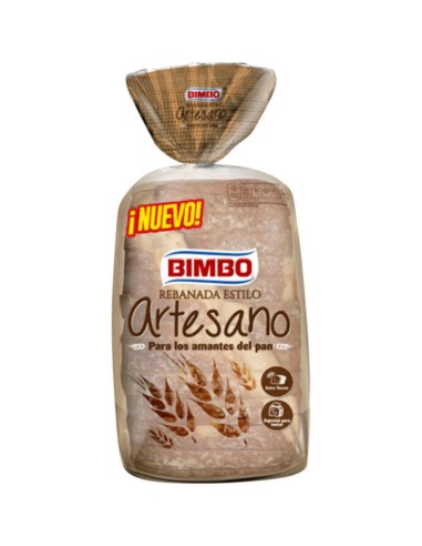 BIMBO REBANADA ESTILO ARTESANO BLANCO 500G